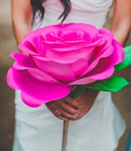 Giant Tissue Paper Rose