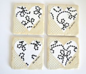 Mod Podge Tile Coasters