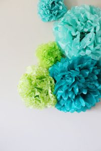 Tissue Paper Pom Poms