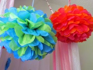 Tissue Paper Poms