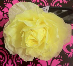 Tissue Paper Rose Idea
