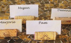 Wine Cork Card Holder