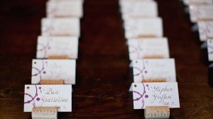 Wine Cork Place Card Holders Idea