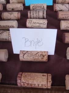Wine Cork Place Card Holders Picture