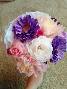 Coffee Filter Rose Bouquet