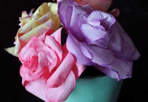 Coffee Filter Roses Pattern
