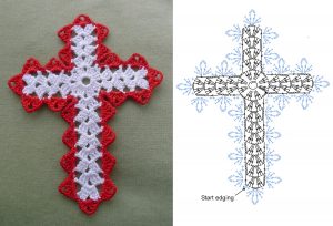 Crochet Bookmark Diagram