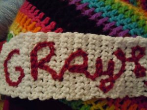 Crochet Cursive Letters