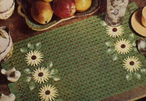 Crochet Daisy Placemat