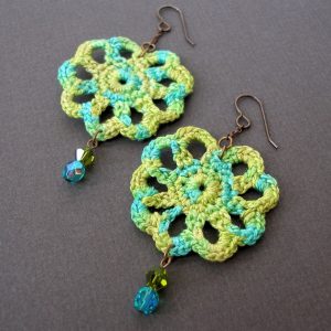 Crochet Earring Pattern