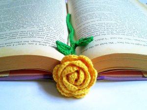 Crochet Flower Bookmark