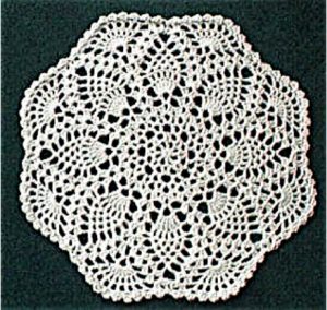 Crochet Pineapple Placemat
