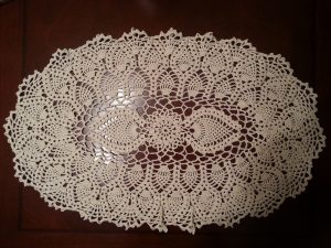 Crochet Tablecloth Oblong