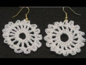 Crochet Wedding Earrings