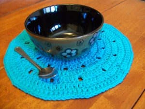 Crochet a Round Placemat