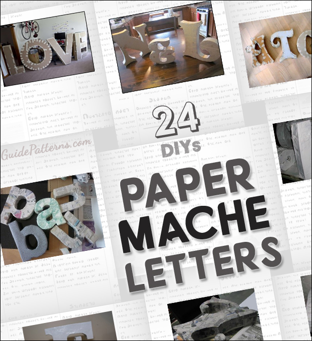 DIY Paper Mache Letters