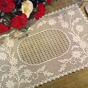 Filet Crochet Placemat Pattern