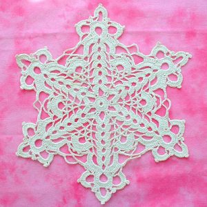 Free Crochet Snowflake Placemat Pattern