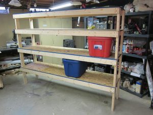 Garage Storage Shelves DIY