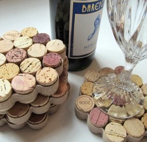 Honeycomb Wine Cork Coasters