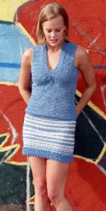Crochet Pencil Skirt