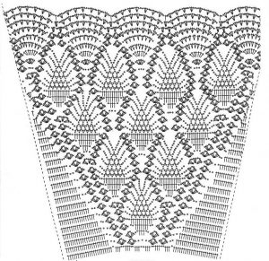 Crochet Skirt Diagram