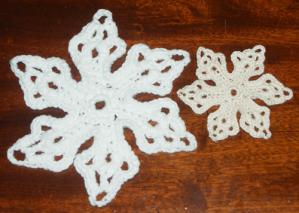Crochet Snowflake Ornaments