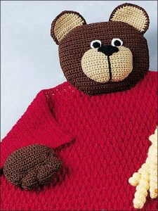 Crochet Teddy Bear Baby Blanket Pattern