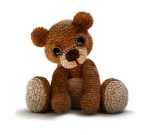 Crochet Teddy Bear Baby Toy