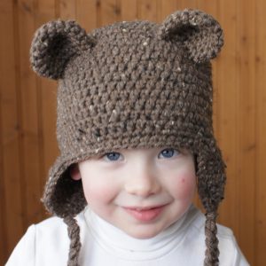 Crochet Teddy Bear Hat Pattern