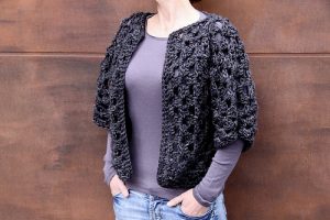 Crocheted Granny Shrug