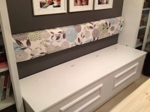 DIY Banquette Storage Bench