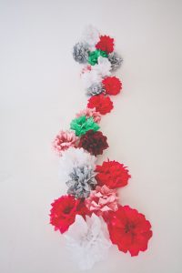 DIY Paper Flower Garland