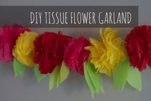 DIY Tissue Paper Garland