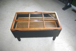 Distressed Shadow Case Coffee Table