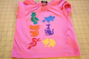 Freezer Paper Stencil Shirt