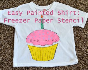 Freezer Paper Stencil Tutorial