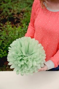 Giant Tissue Paper Flowers Instructions