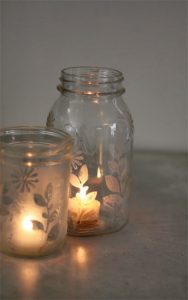 Mason Jar Candle Holder