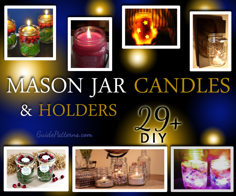 Mason Jar Candle Ideas