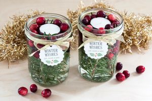 Mason Jar Candles Christmas