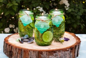 Mason Jar Candles Wedding