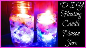 Mason Jar Floating Candles