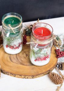 Mason Jar Holders Christmas