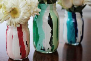 Mason Jars Painted