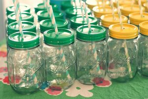 Painting Mason Jar Lids