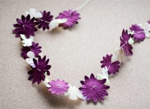 Paper Flower Garland