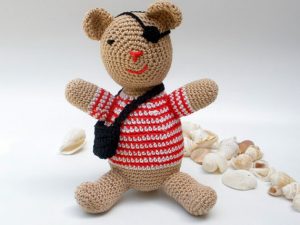 Pirate Crochet Teddy Bear