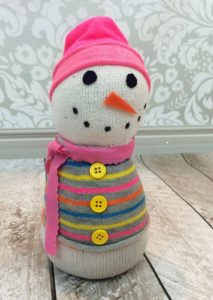 Snowman Sock Doll