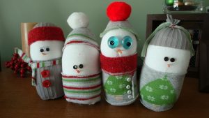 Sock Snowmen